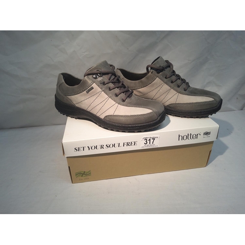 317 - New and Boxed Pair of Hotter Shoes Size 5.5