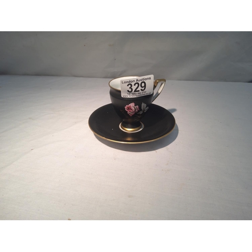 329 - German Cup and Saucer