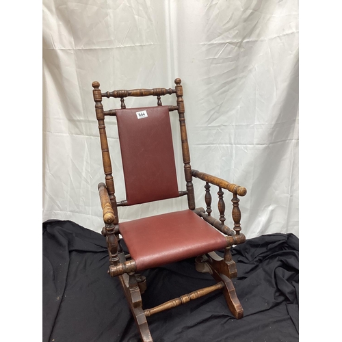 644 - 19th Century Childrens American Rocking Chair