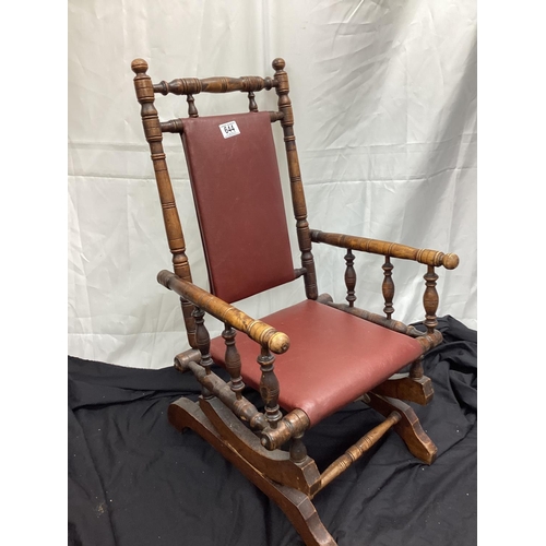 644 - 19th Century Childrens American Rocking Chair