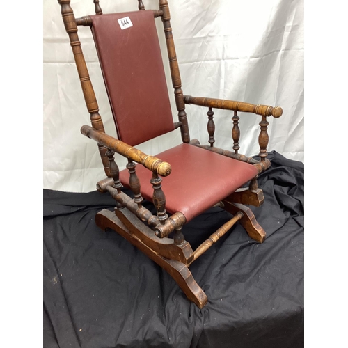 644 - 19th Century Childrens American Rocking Chair