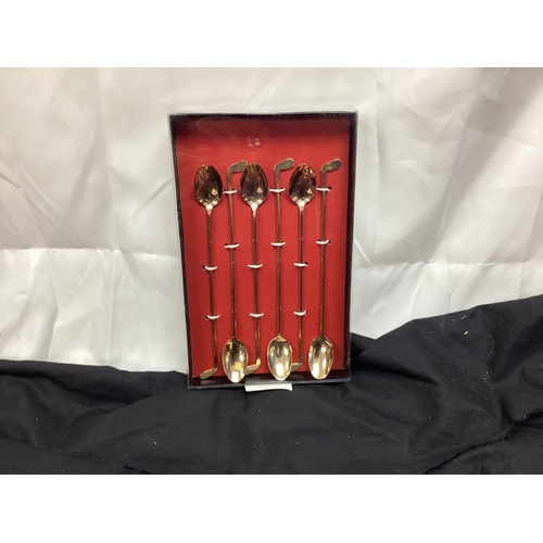 649 - Vintage Set of Novelty Golfing Spoons