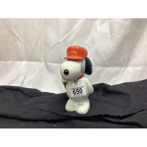 650 - Vintage 1960s Snoopy Golfing Figure