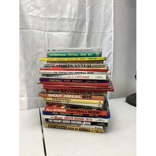 678 - Good Lot of Football Annuals etc