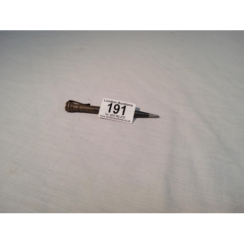 191 - Silver Plated Mechanical Pencil