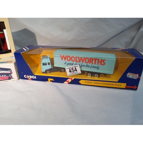 454 - Corgi Woolworths Truck and a Corgi Classics Oxford Bus