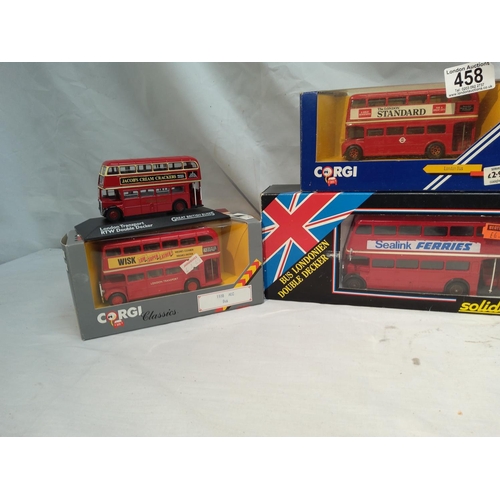 458 - Good Lot of Mint and Boxed Corgi Diecast Busses