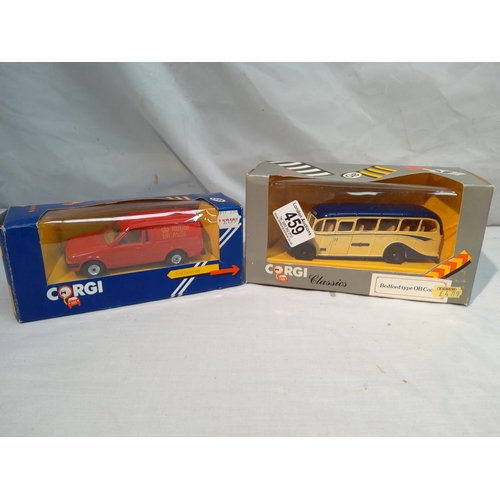 459 - Corgi Royal Mail Van and a Corgi Bedford Truck