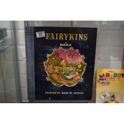 31 - Fairykins by Marx Walt Disney Containing 21 Figures