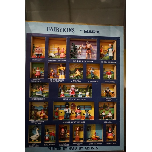 31 - Fairykins by Marx Walt Disney Containing 21 Figures