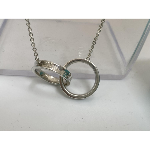 4 - Hallmarked Silver Tiffany Necklace