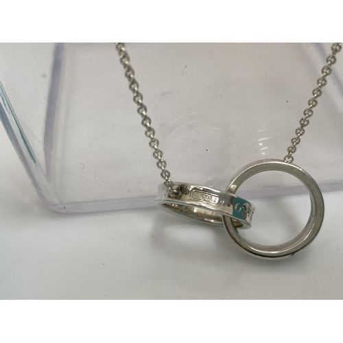 4 - Hallmarked Silver Tiffany Necklace