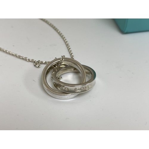 4 - Hallmarked Silver Tiffany Necklace