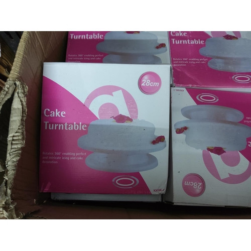 517 - Job lot of New Cake Turntables