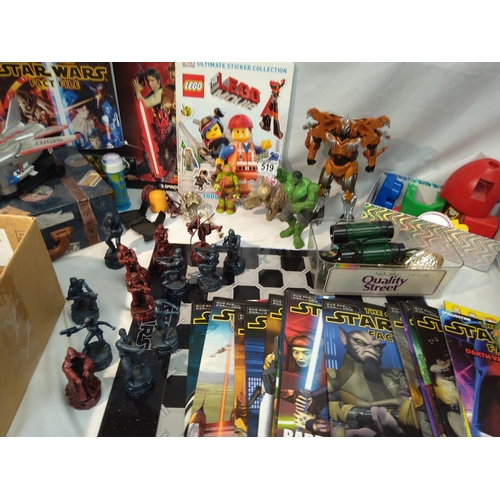 519 - Lot of Various Toys etc incl. Star Wars