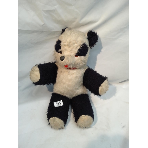 523 - Vintage Panda Soft Toy