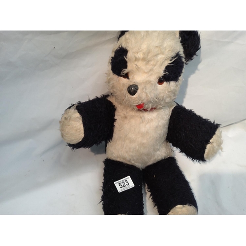 523 - Vintage Panda Soft Toy