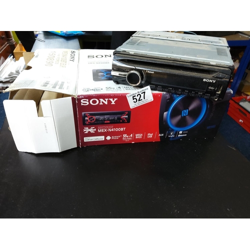 527 - Sony Car Radio and a Canon Photo Printer