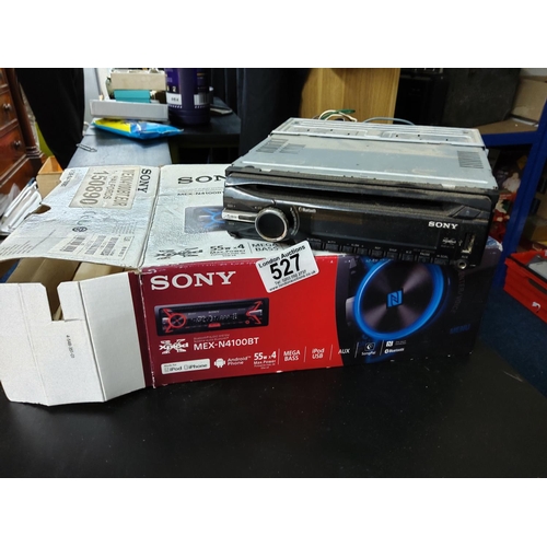 527 - Sony Car Radio and a Canon Photo Printer