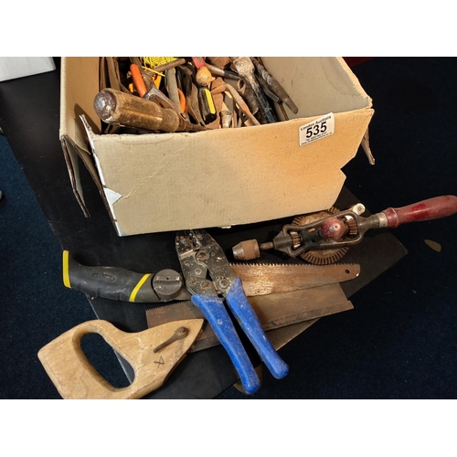 535 - Lot of Tools