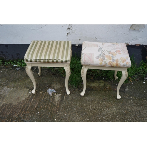 797 - 2 Vintage French Style Dressing Table Stools