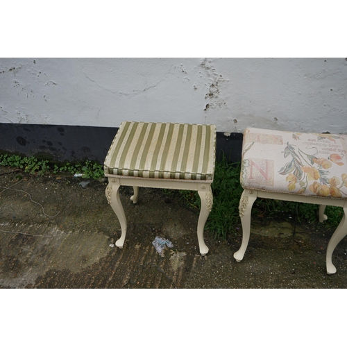 797 - 2 Vintage French Style Dressing Table Stools