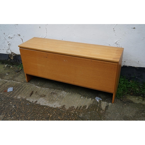 800 - Vintage Oak Blanket Box/Chest