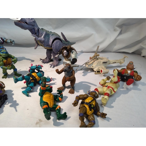 649 - Lot of Vintage Toys Including Teenage Mutant Ninja Turtles