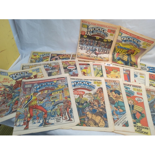 650 - Lot of Vintage 2000AD Comics