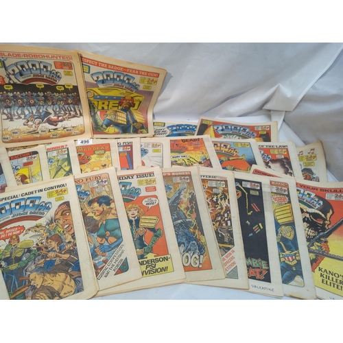 650 - Lot of Vintage 2000AD Comics