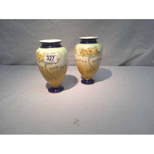 36 - Pair of Floral Vases
