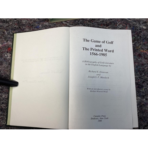 116 - The Game of Golf and the Printed Word: 1566-2005
Donovan, Richard E. And Rand Jerris (Signed Deluxe ... 