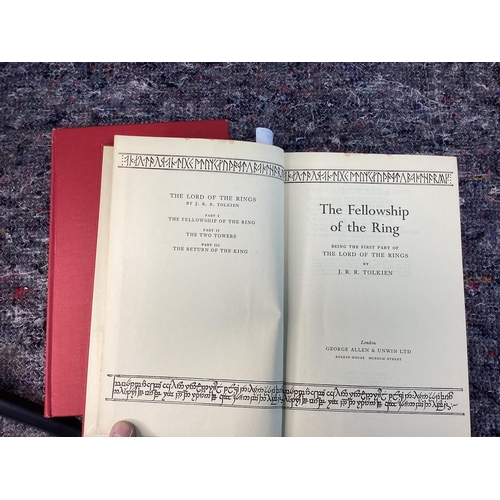 137 - JRR Tolkien 1965 11th Impression Lord of the Rings Trilogy HB