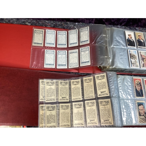 284 - 2 1900-1940s Full Cigarette Card Albums and a Collectors Book