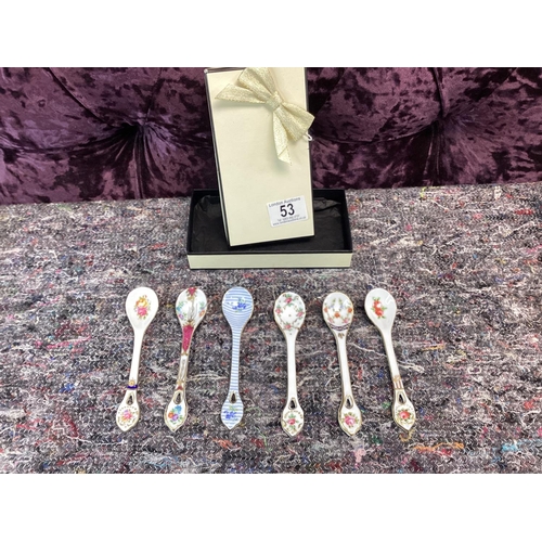 53 - Lot of Vintage China Spoons