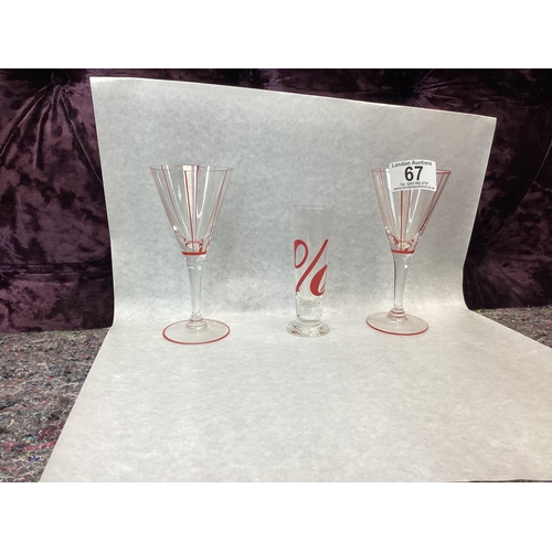 67 - Interesting Set of Glassware