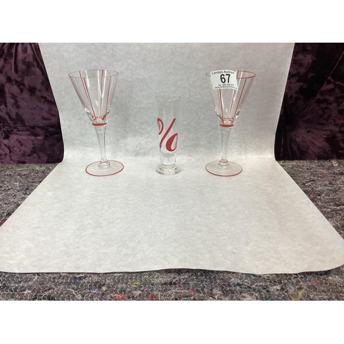 67 - Interesting Set of Glassware