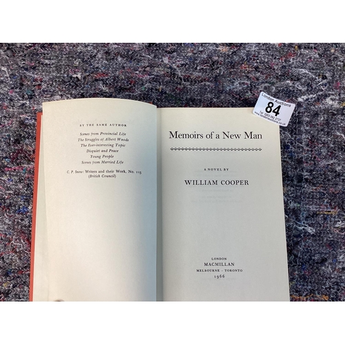 84 - Memoirs of a New Man-William Cooper First Edition