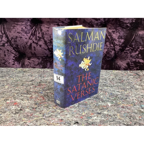 94 - The Satanic Verses
Rushdie, Salman 1988 (possible First Ed.)