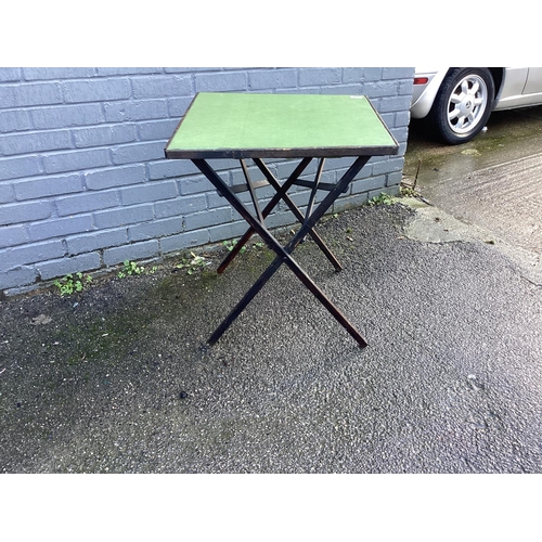 443 - Old Folding Card Table