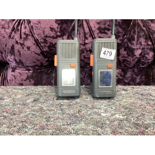 479 - Pair of Grandstand Walkie Talkies