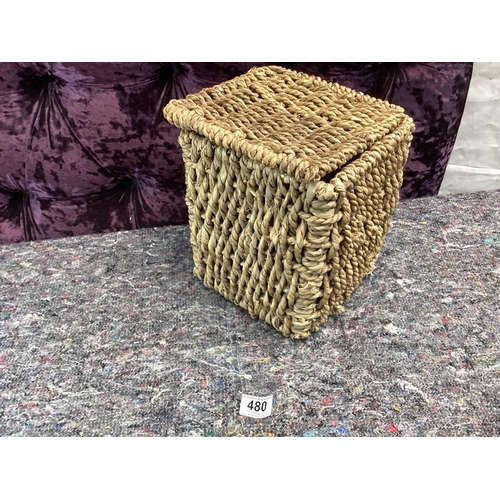 480 - Woven Basket Box