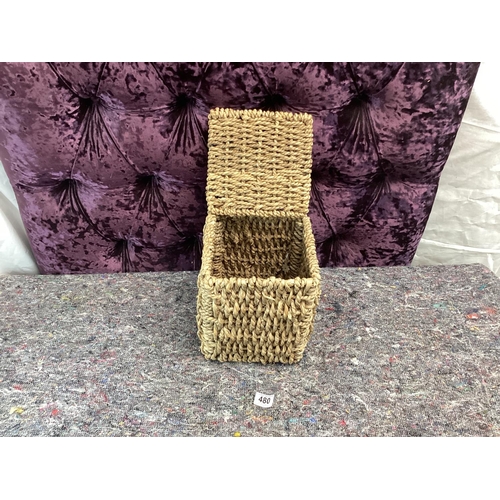 480 - Woven Basket Box