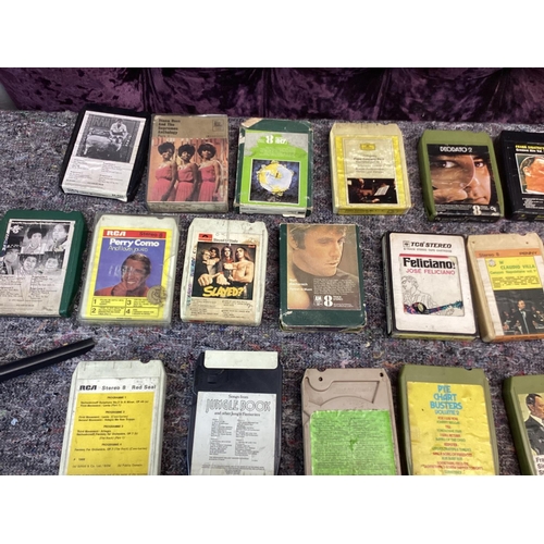 500 - Lot of Vintage 8 Track Cassettes