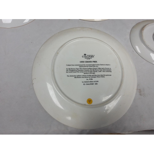 582 - Lot of Display Plates and a Crystal Glass Bell