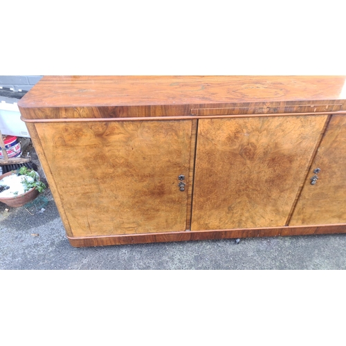 425 - Art Deco Walnut Sideboard