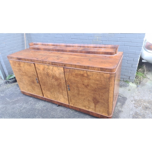 425 - Art Deco Walnut Sideboard