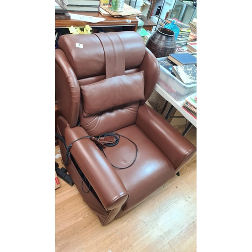 7 - Modern Good Quality Electric Leather Reclining Armchair