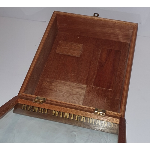 42 - Original Henri Wintermans retail wood and glass Cigar display box