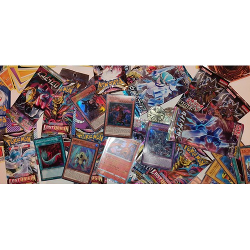 19 - Selection of Pokemon trading Cards & other cards Inc Yu-gi-oh etc. Includes unopened booster packs, ... 